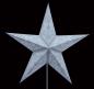 Preview: SUMITA grey /Silberglitter - Foldable glowing star, paper poinsettia with 5 points, 60 cm - Kopie